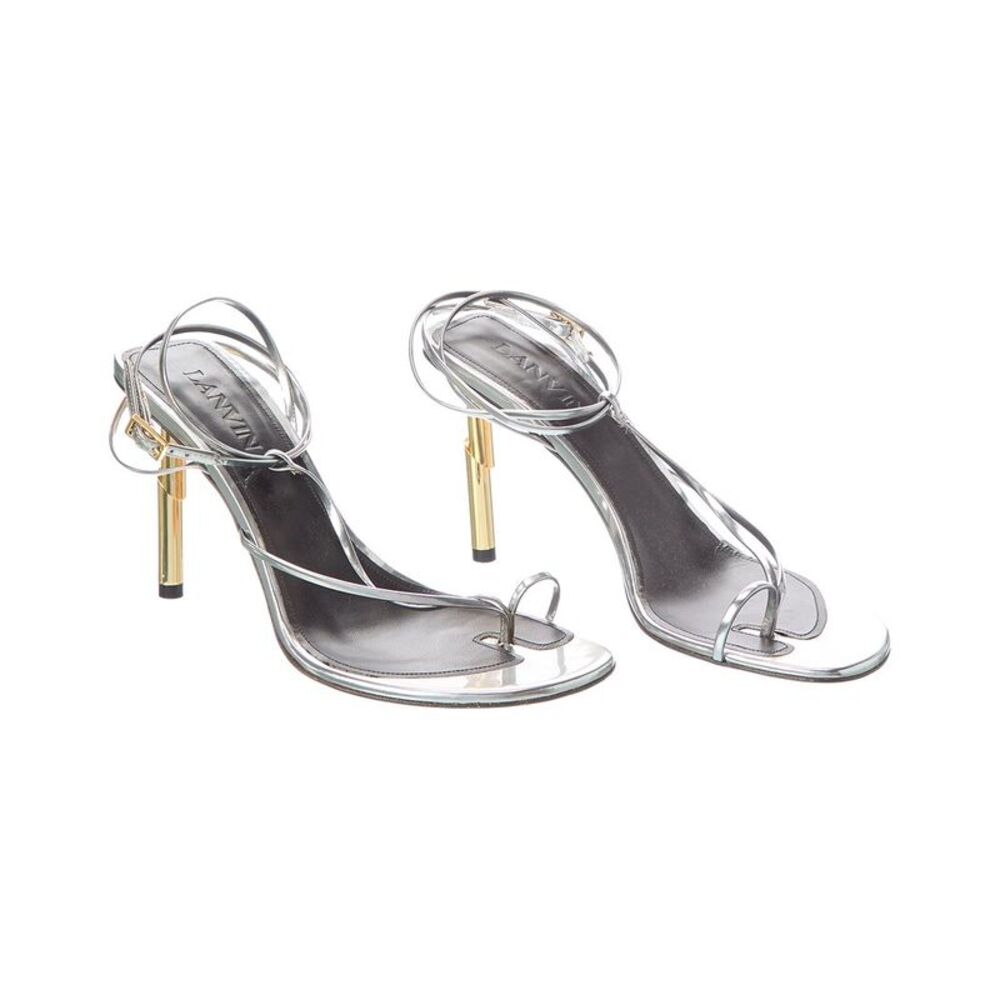 Lanvin Sequence 95 Leather Sandal (Authentic Pre-Loved)